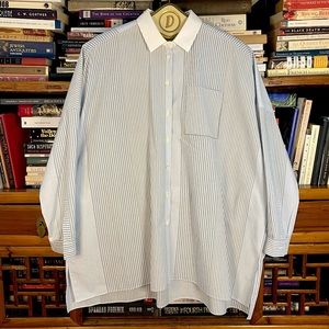 BRUNELLO CUCINELLI Blue Button Down Shirt